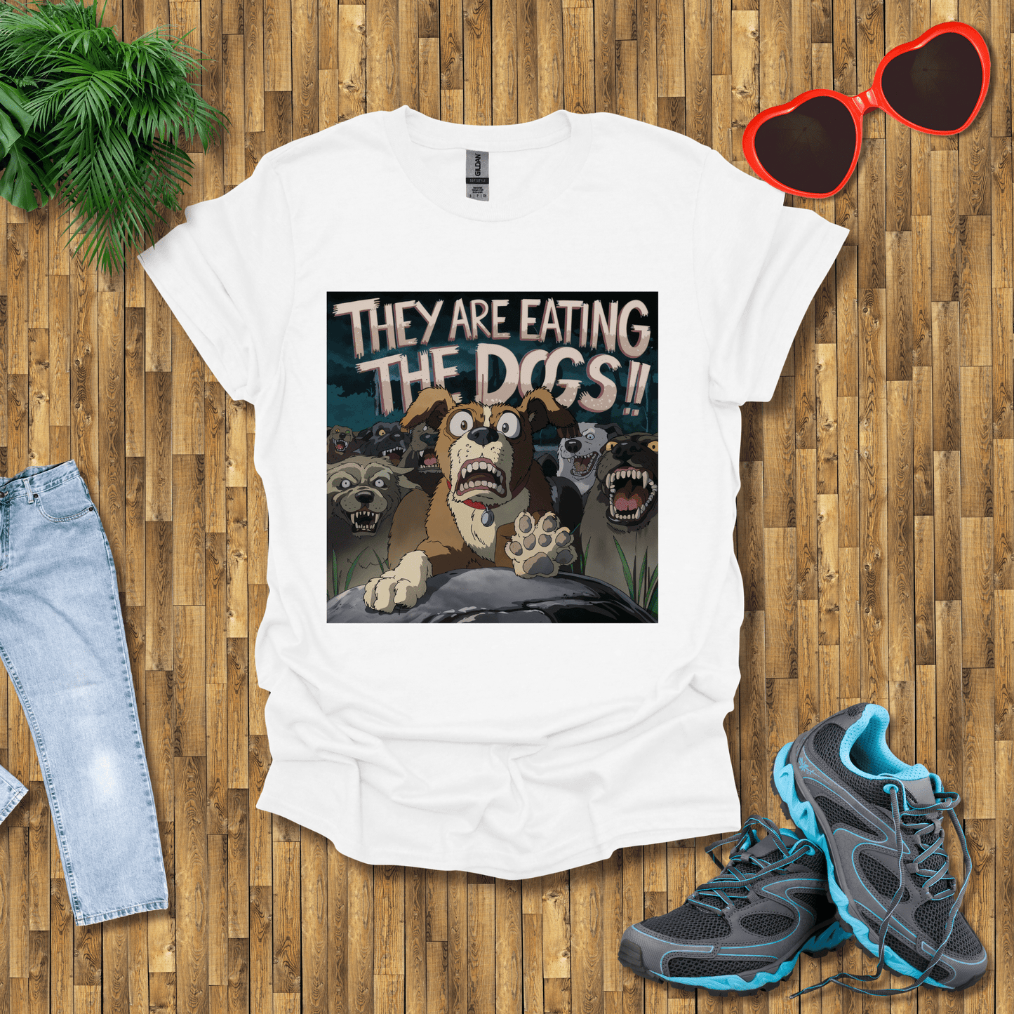 They are eating the dogs  T-Shirt