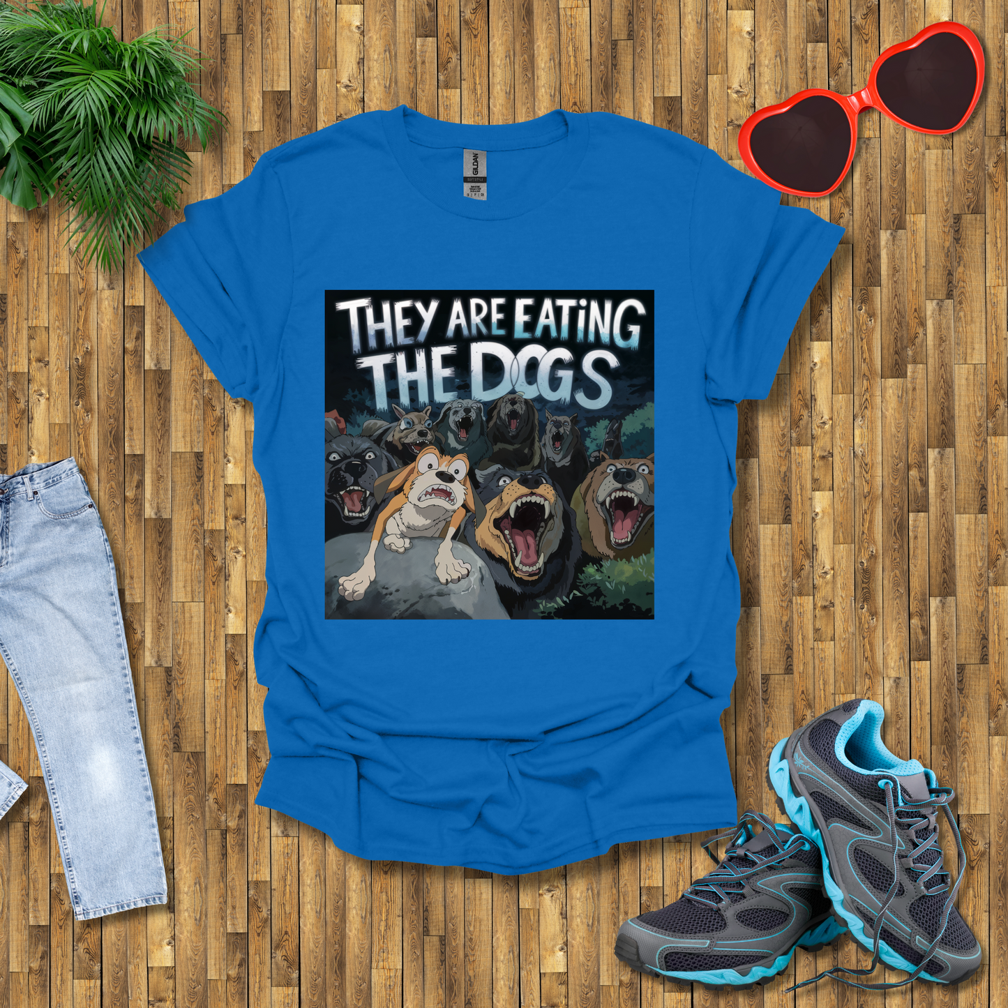 They are eating the dogs  T-Shirt