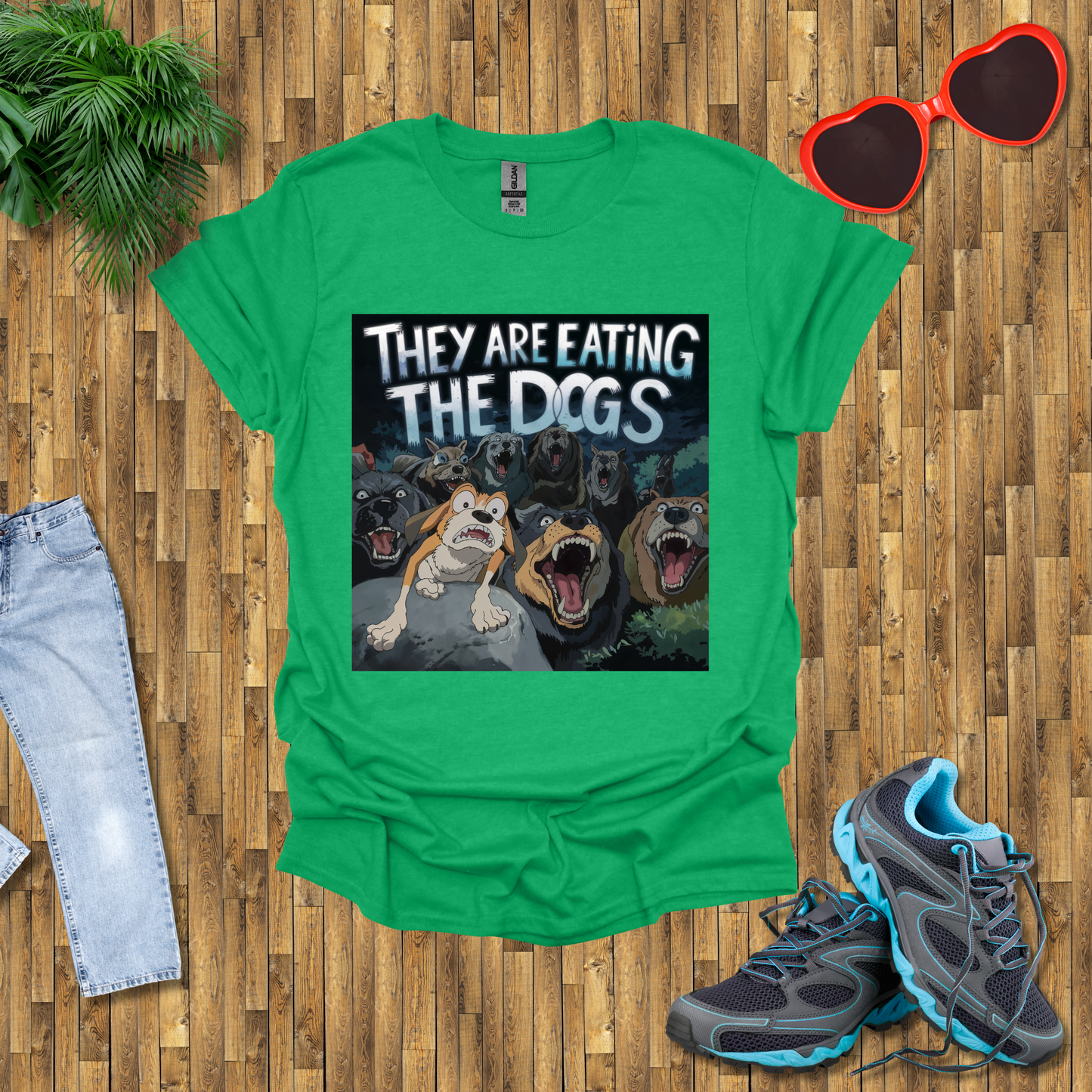 They are eating the dogs  T-Shirt
