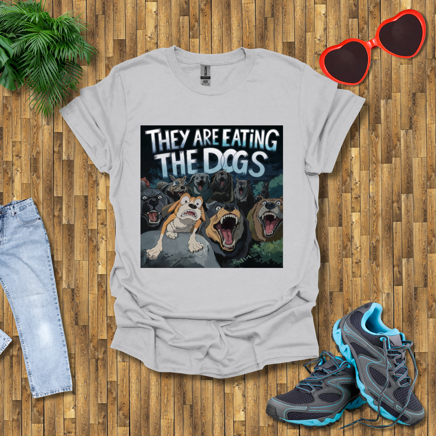 They are eating the dogs  T-Shirt