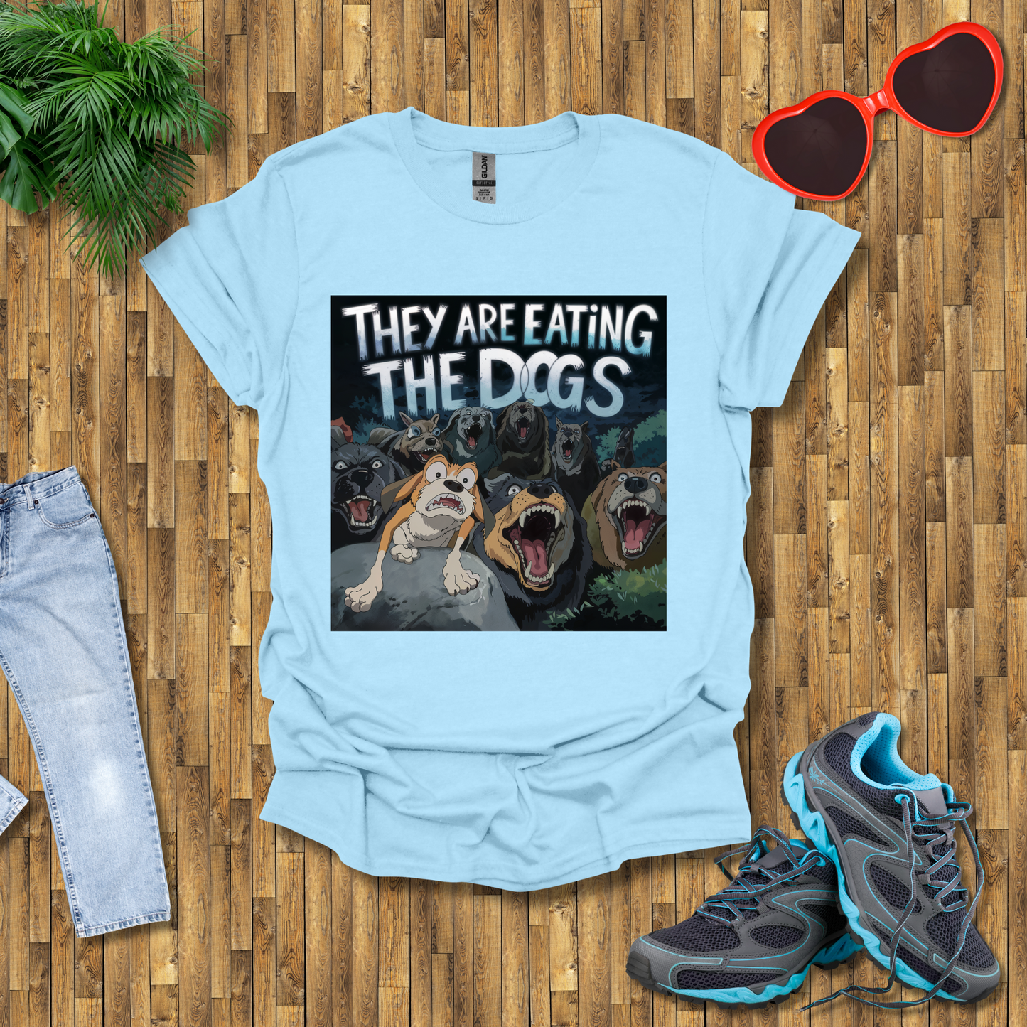They are eating the dogs  T-Shirt
