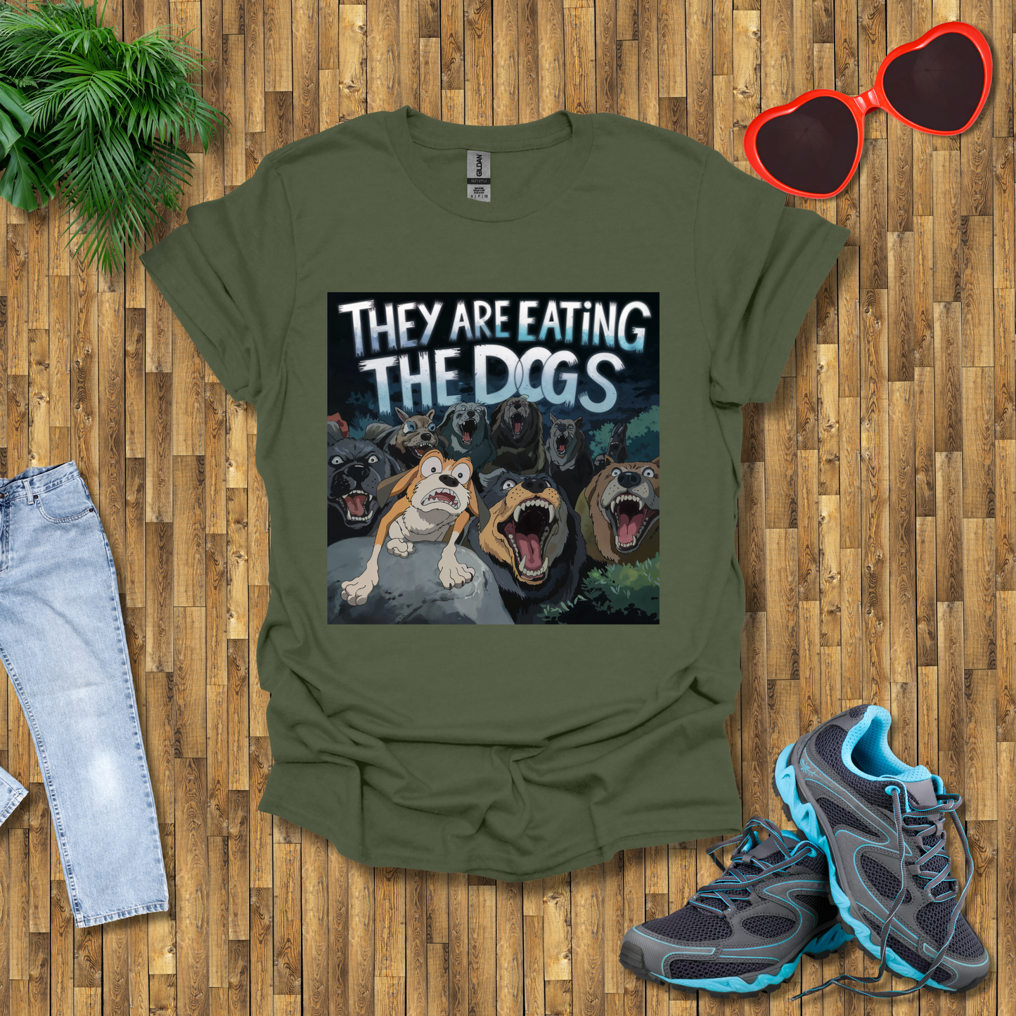 They are eating the dogs  T-Shirt