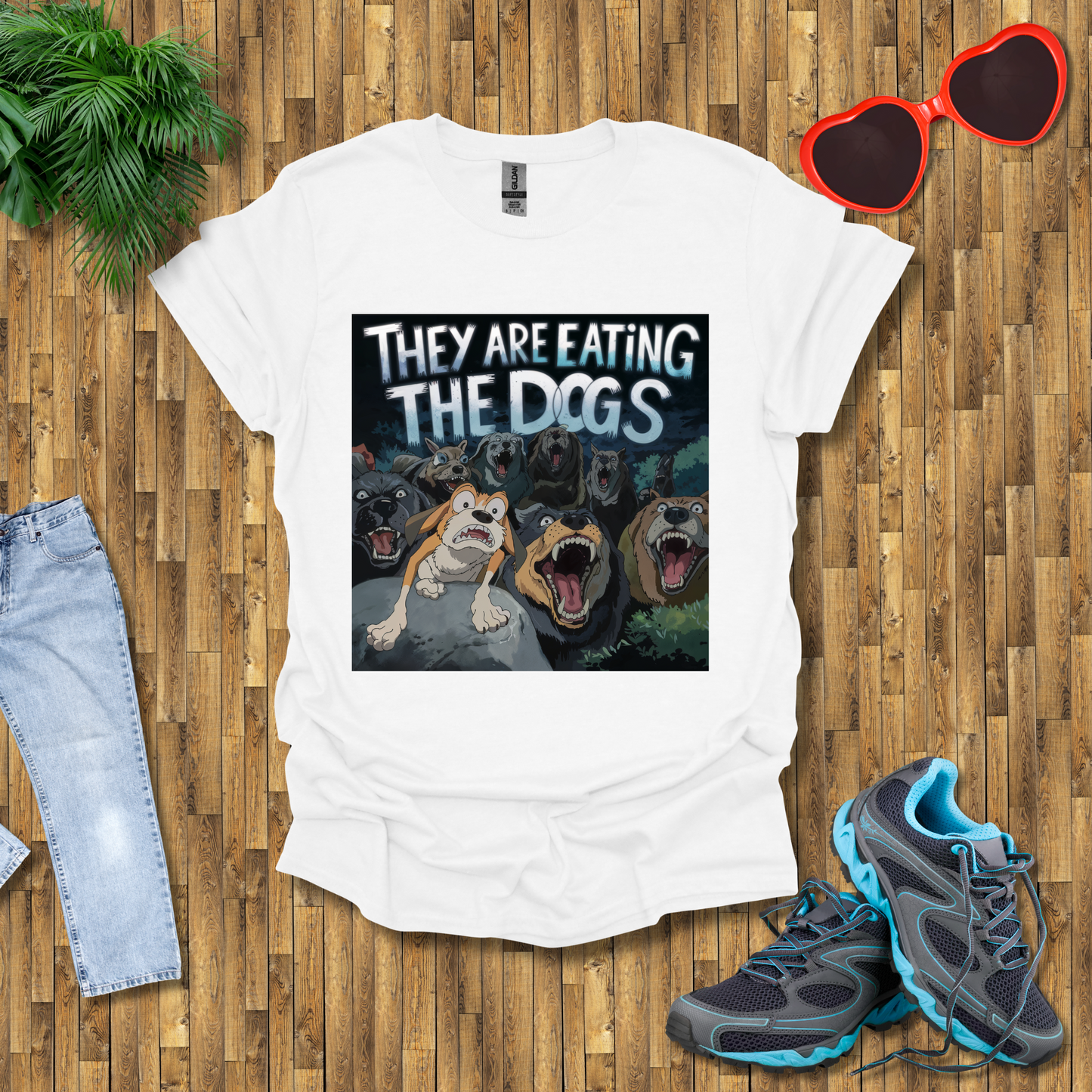 They are eating the dogs  T-Shirt