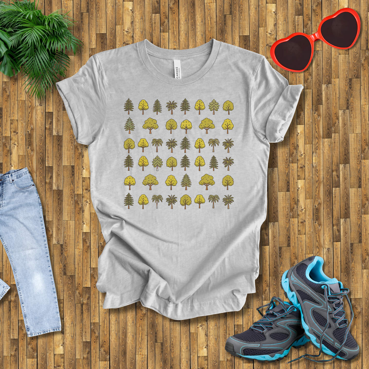 Pattern of trees T-Shirt
