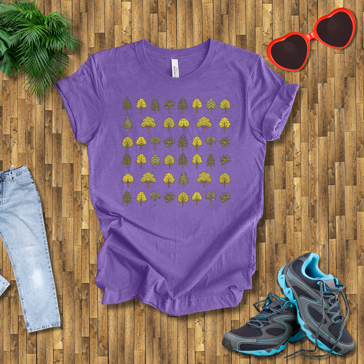 Pattern of trees T-Shirt