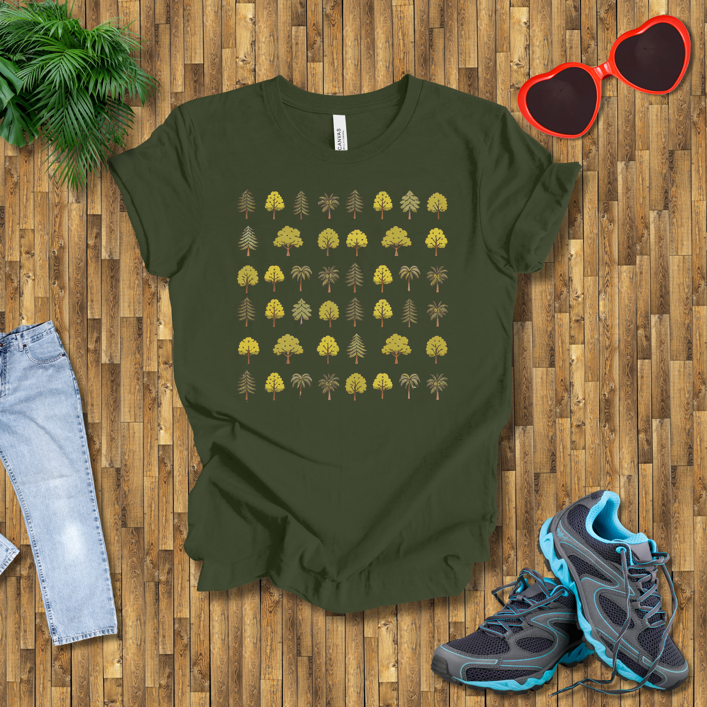 Pattern of trees T-Shirt