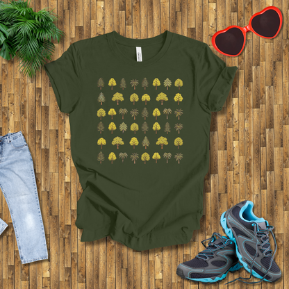 Pattern of trees T-Shirt