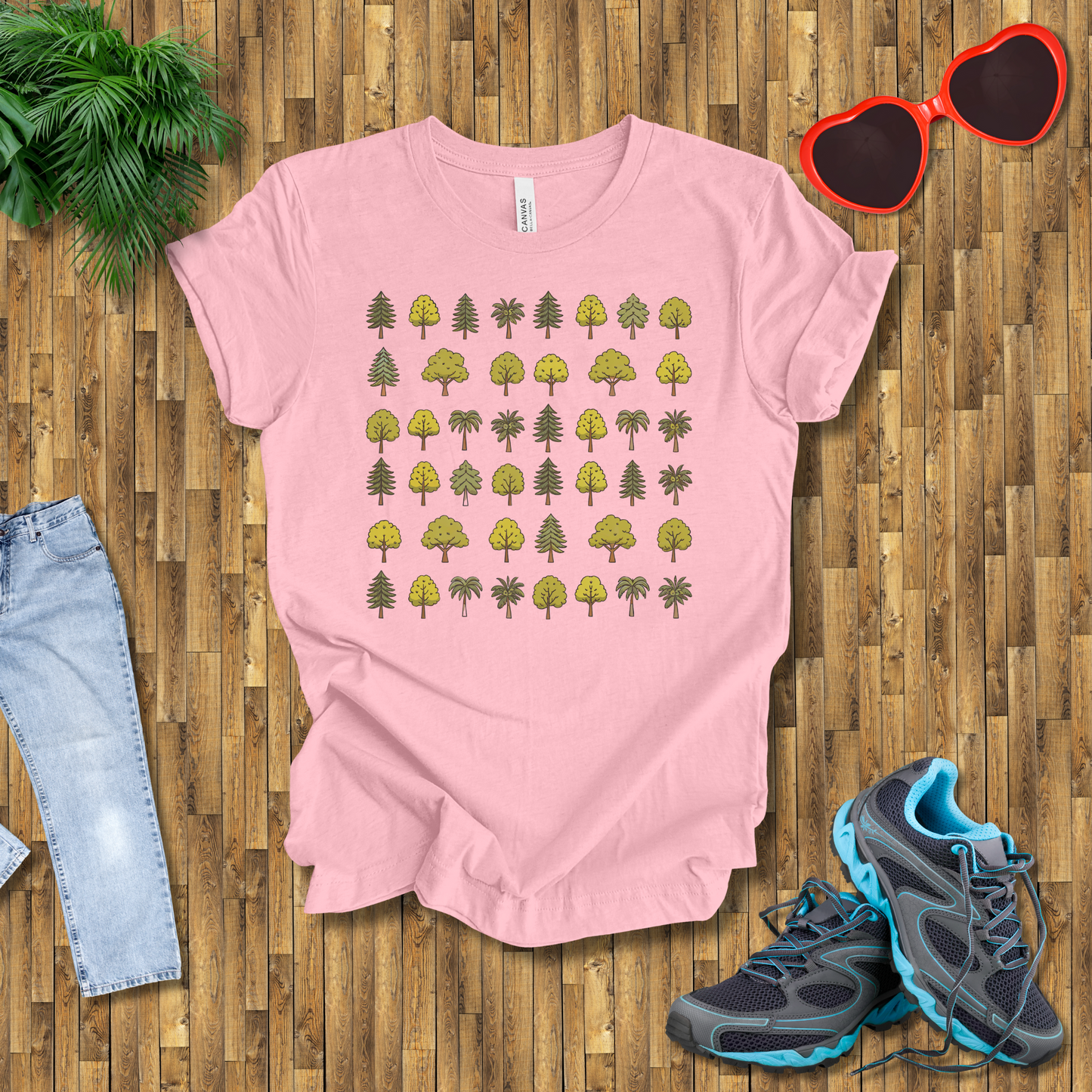Pattern of trees T-Shirt