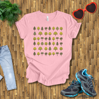 Pattern of trees T-Shirt