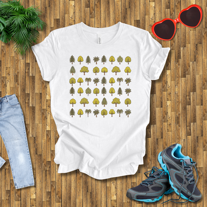 Pattern of trees T-Shirt