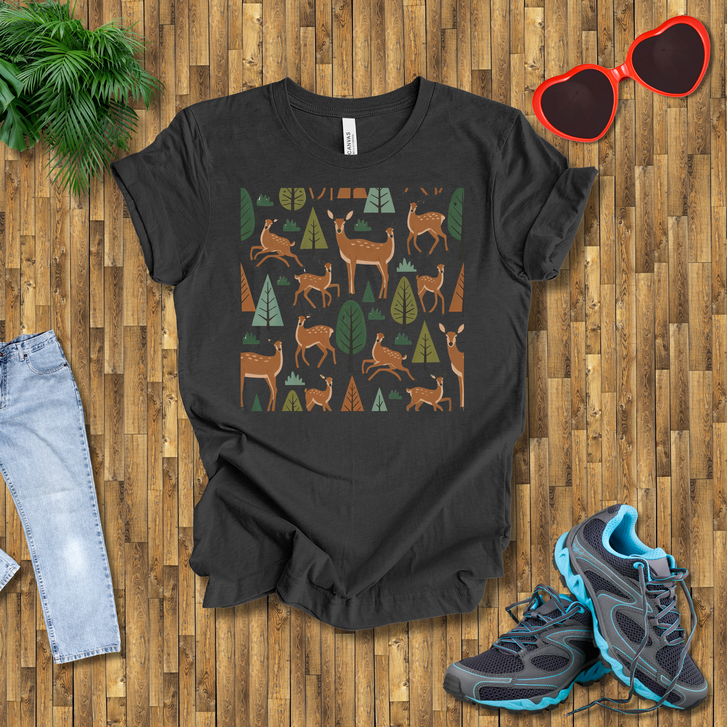 Trees and dears T-Shirt