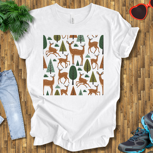 Trees and deers T-Shirt