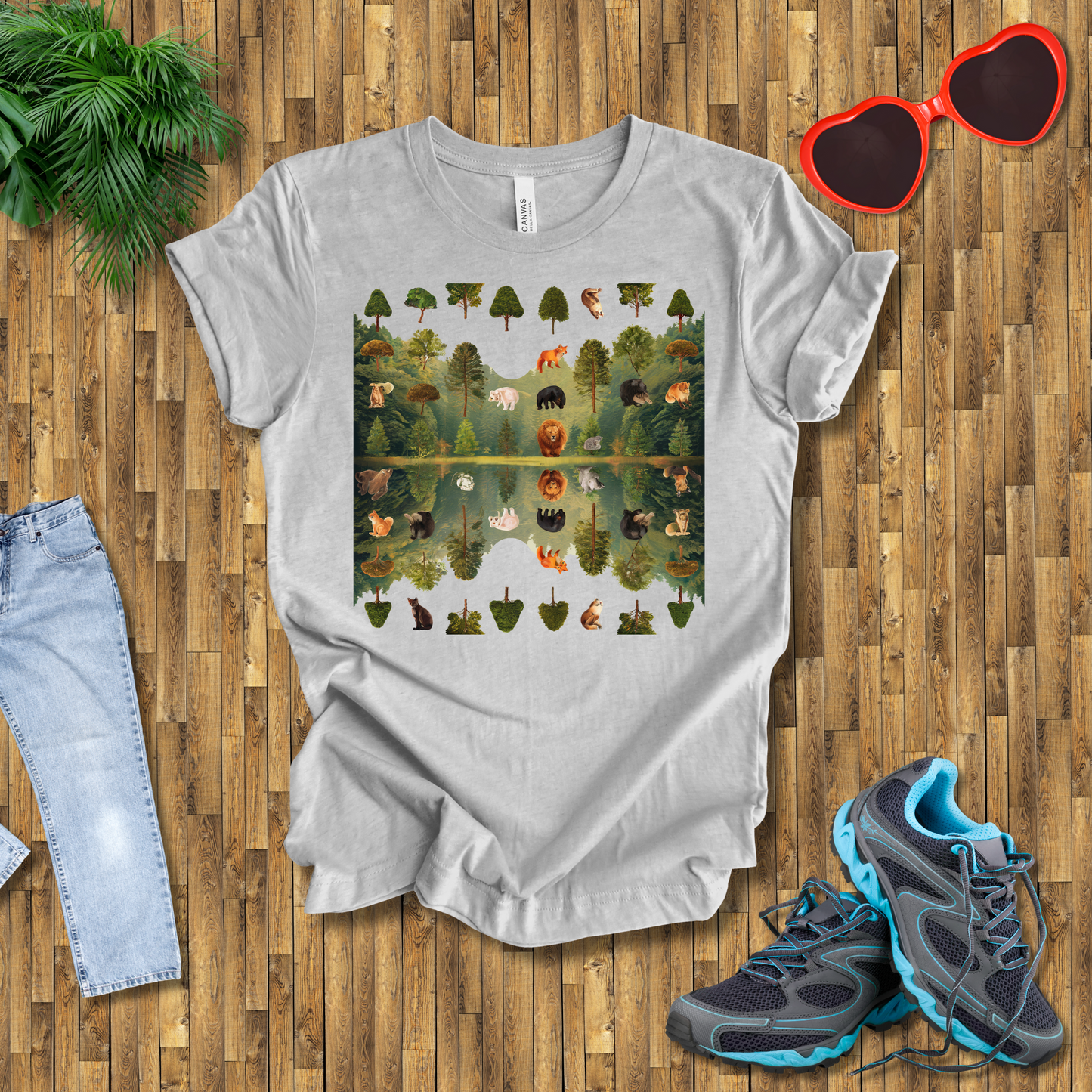 Reflected flora and fauna T-Shirt