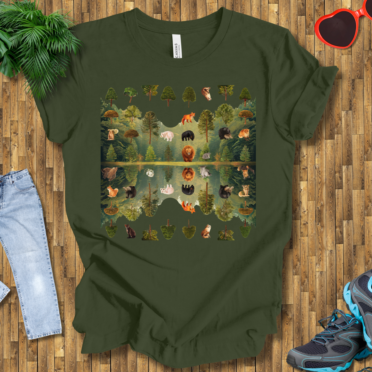 Reflected flora and fauna T-Shirt