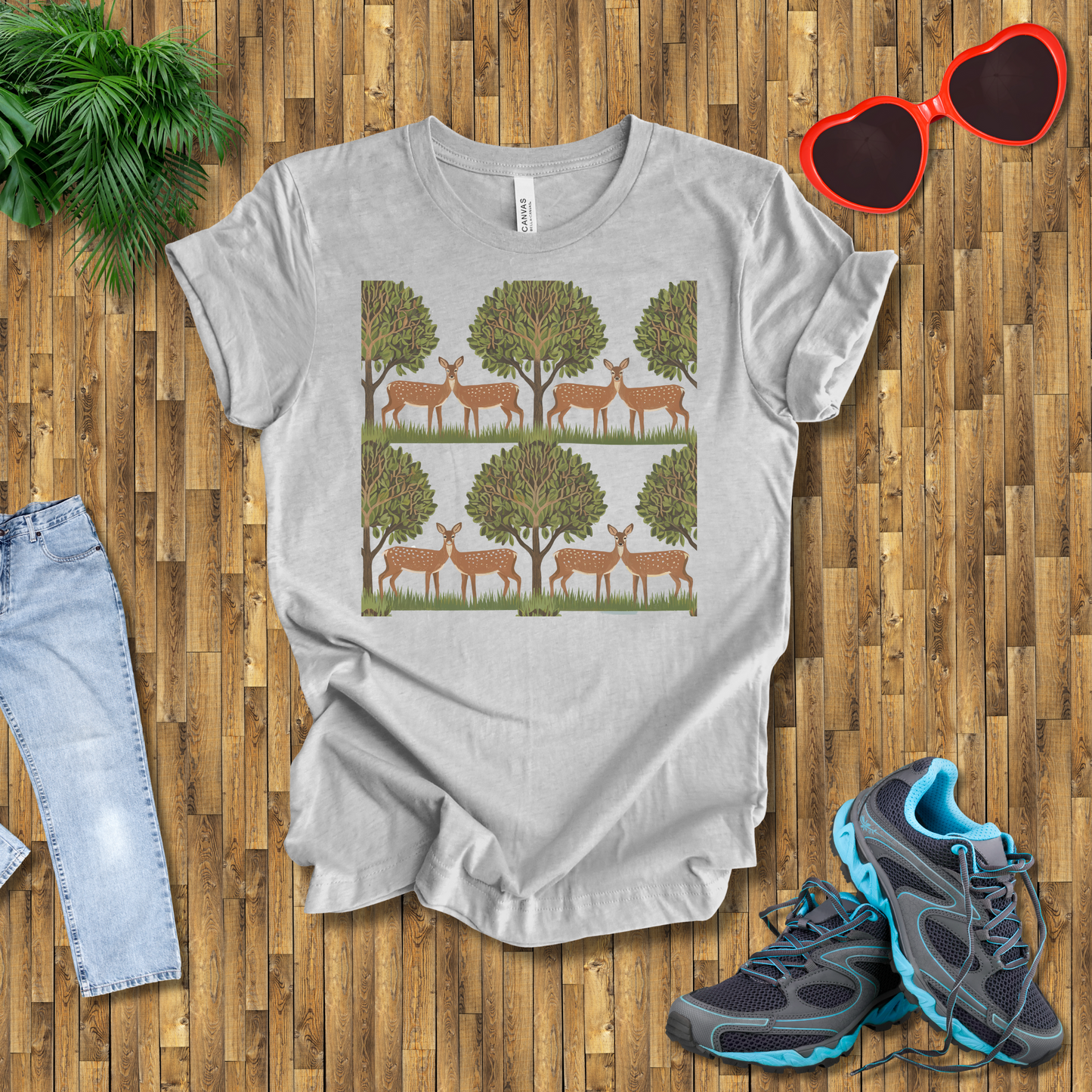 Trees and dears T-Shirt