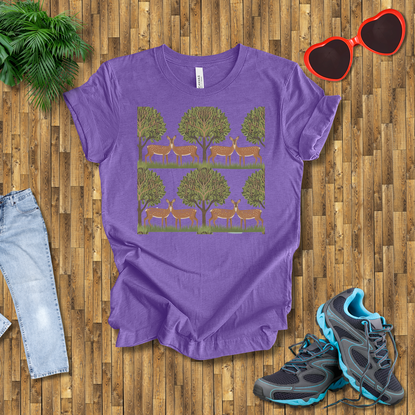Trees and dears T-Shirt