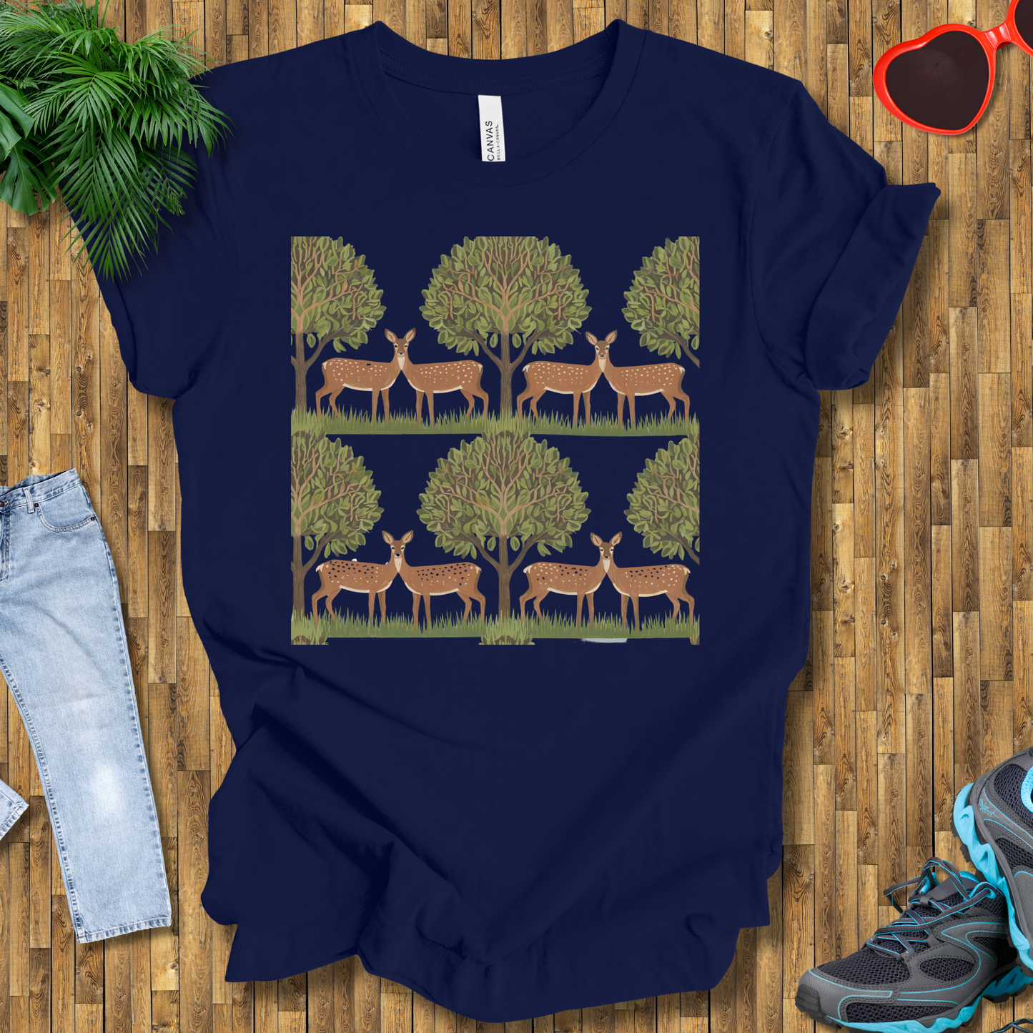 Trees and deers T-Shirt