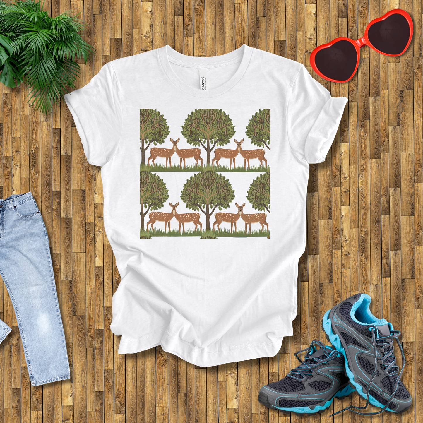 Trees and dears T-Shirt