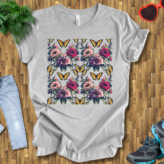 Butterflies and flowers T-Shirt