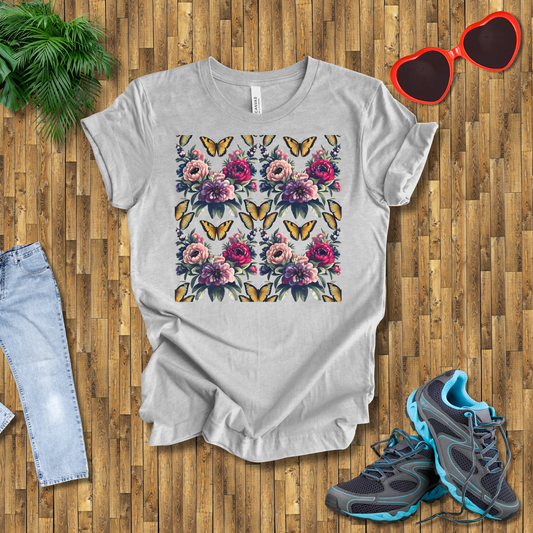 Butterflies and flowers T-Shirt