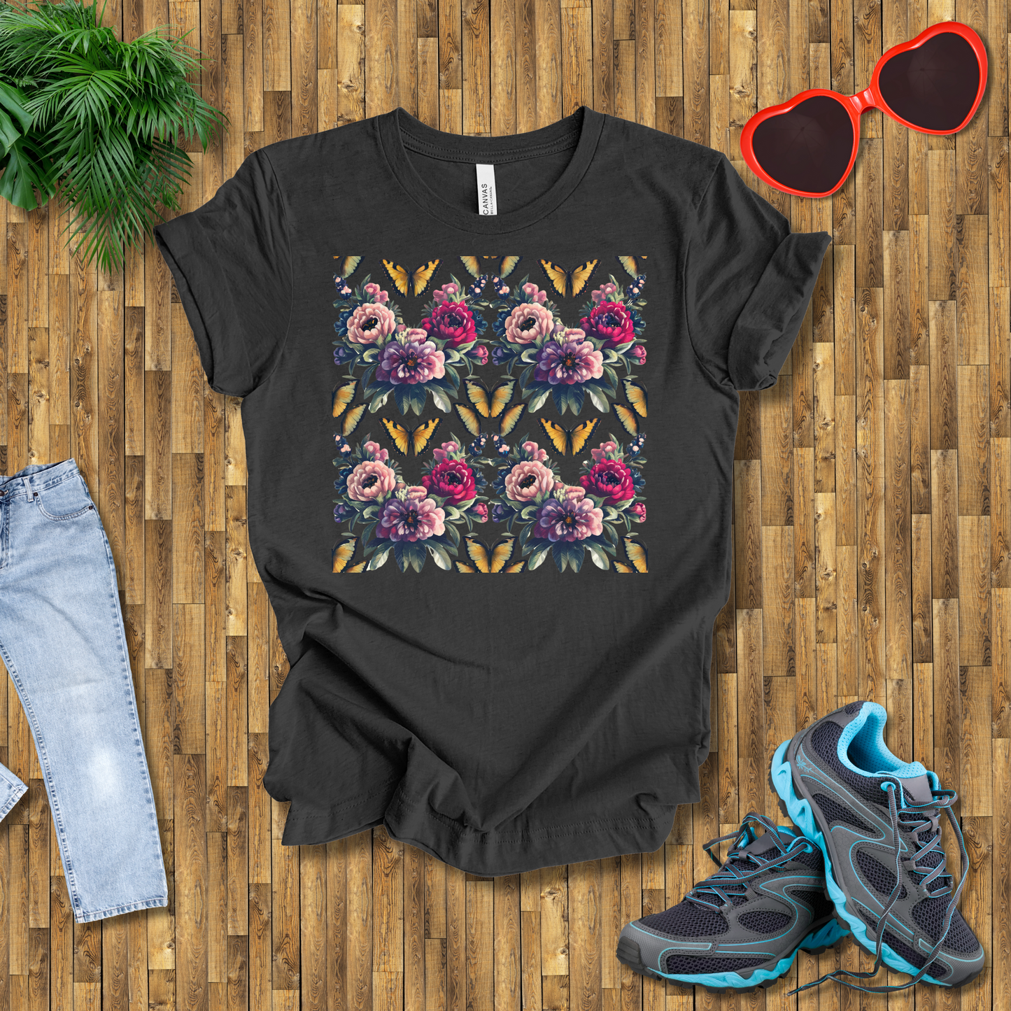 Butterflies and flowers T-Shirt