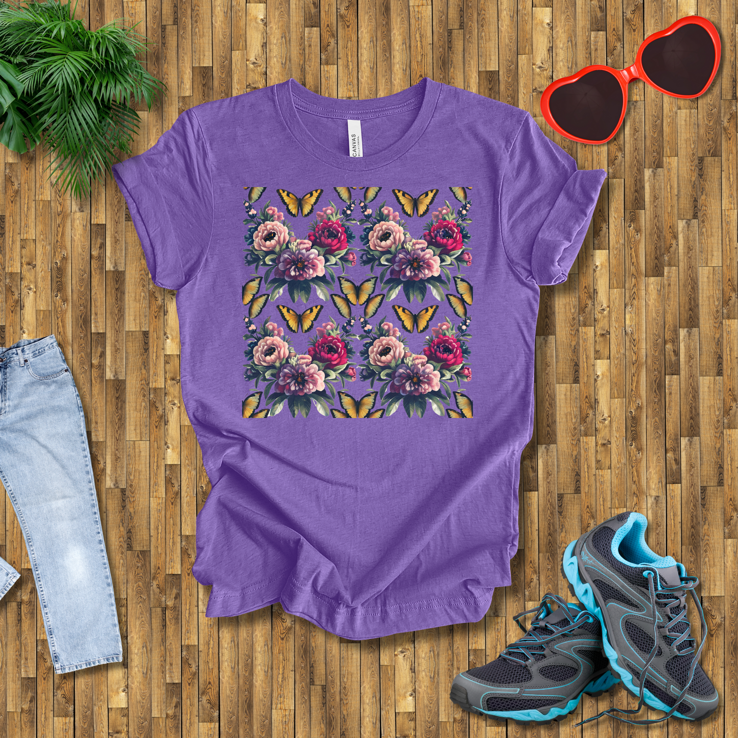 Butterflies and flowers T-Shirt