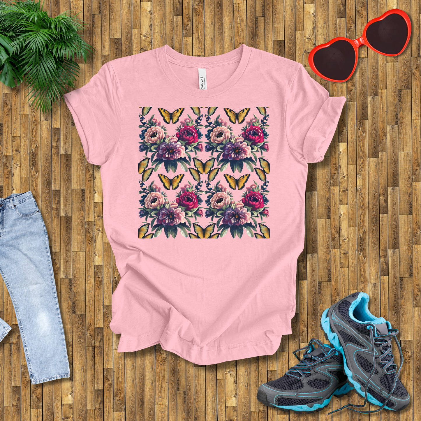 Butterflies and flowers T-Shirt