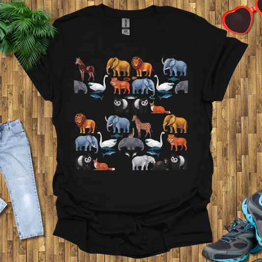 Pattern of animals T-Shirt