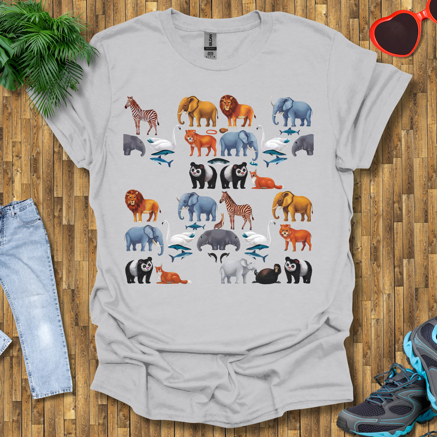 Pattern of animals T-Shirt