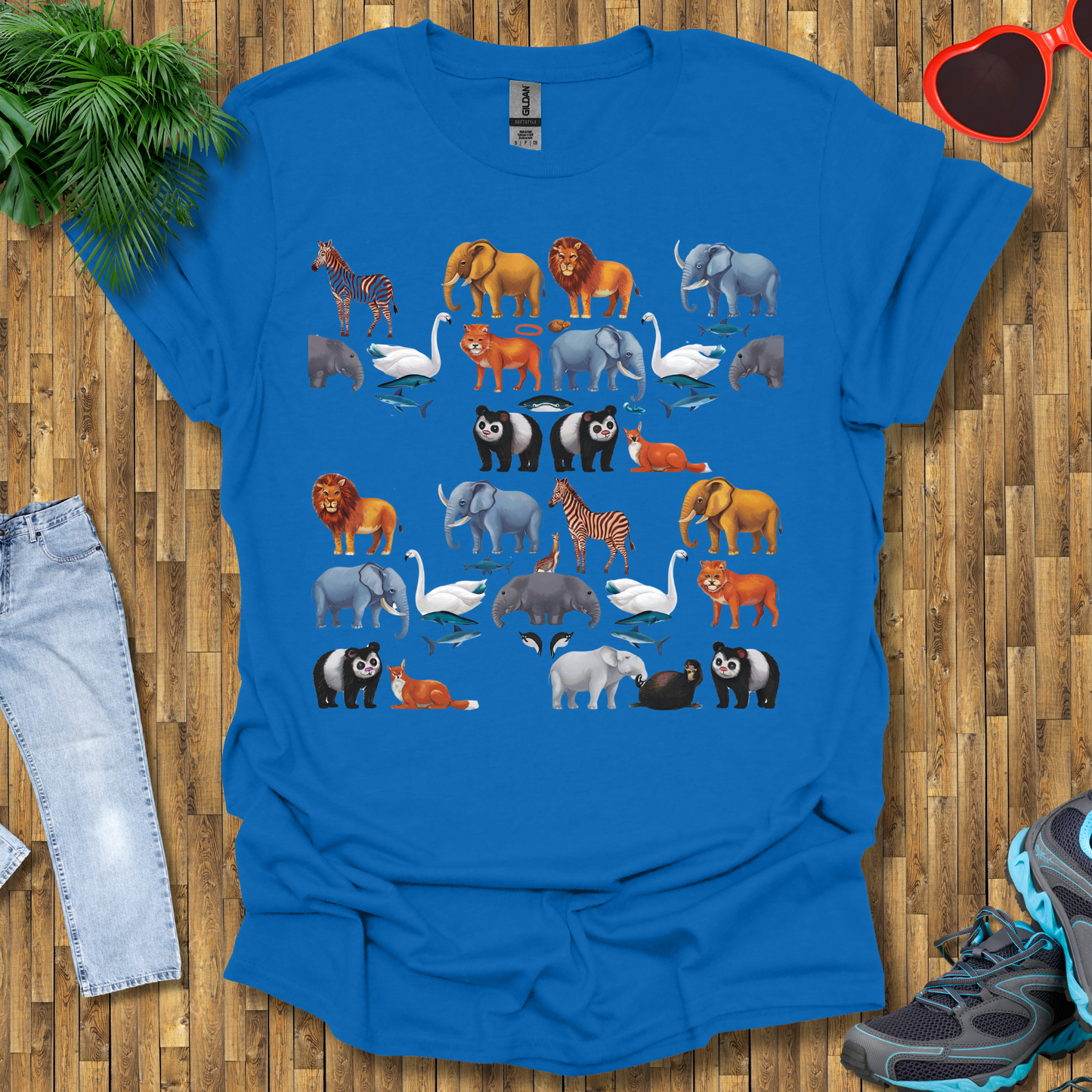 Pattern of animals T-Shirt