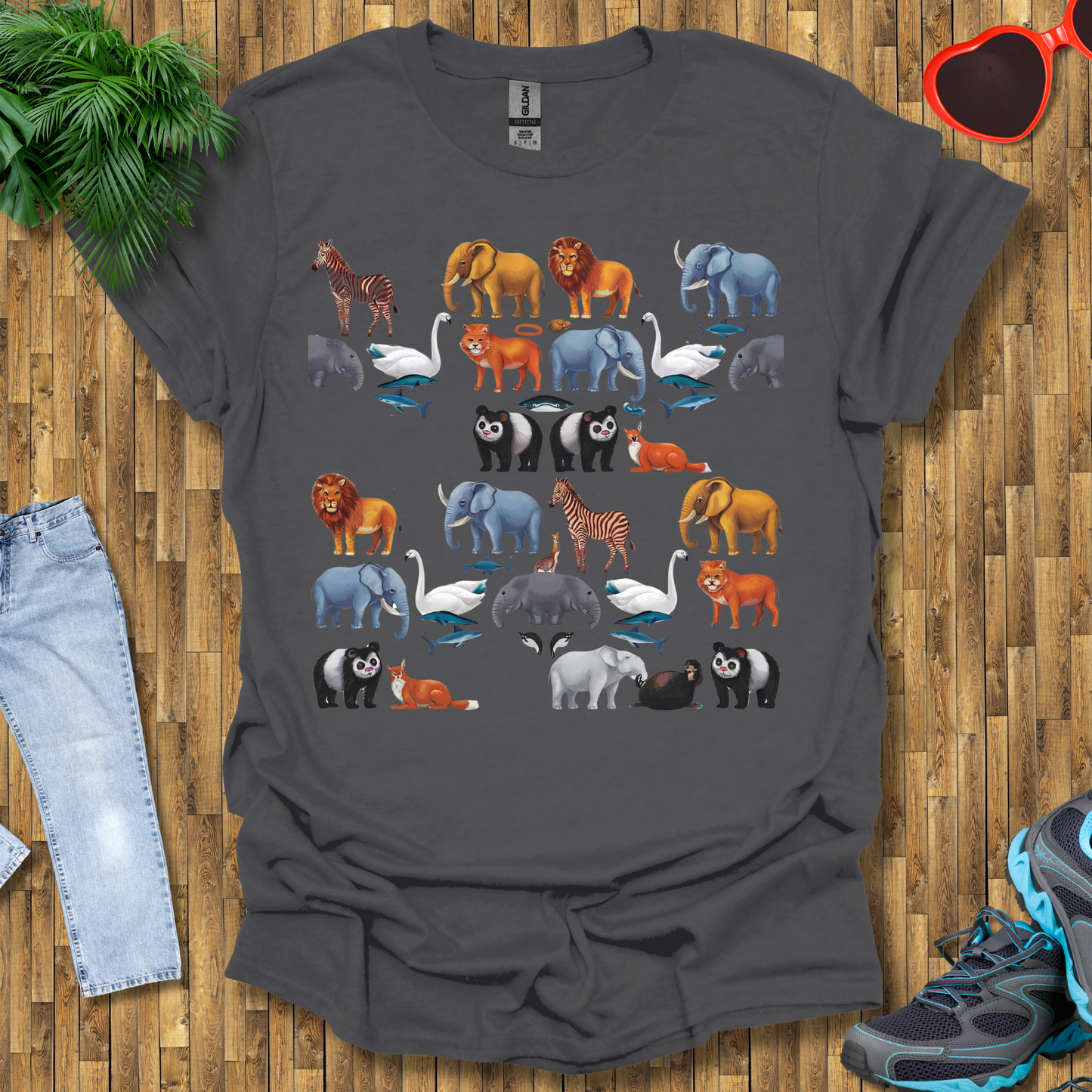Pattern of animals T-Shirt