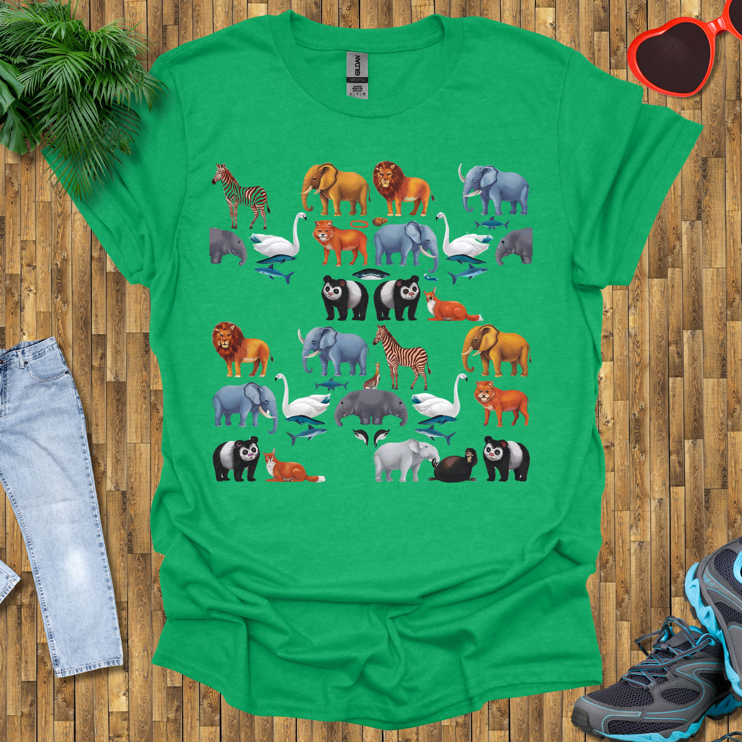 Pattern of animals T-Shirt