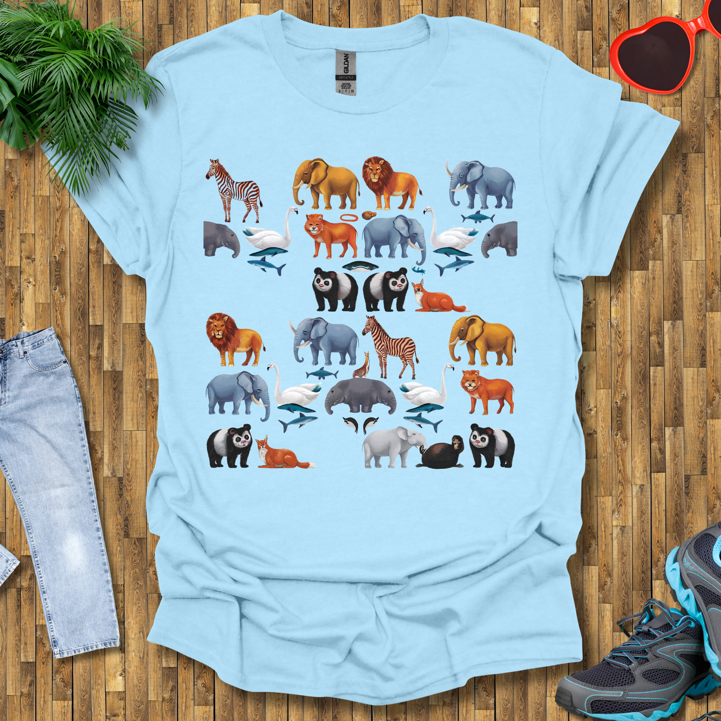 Pattern of animals T-Shirt