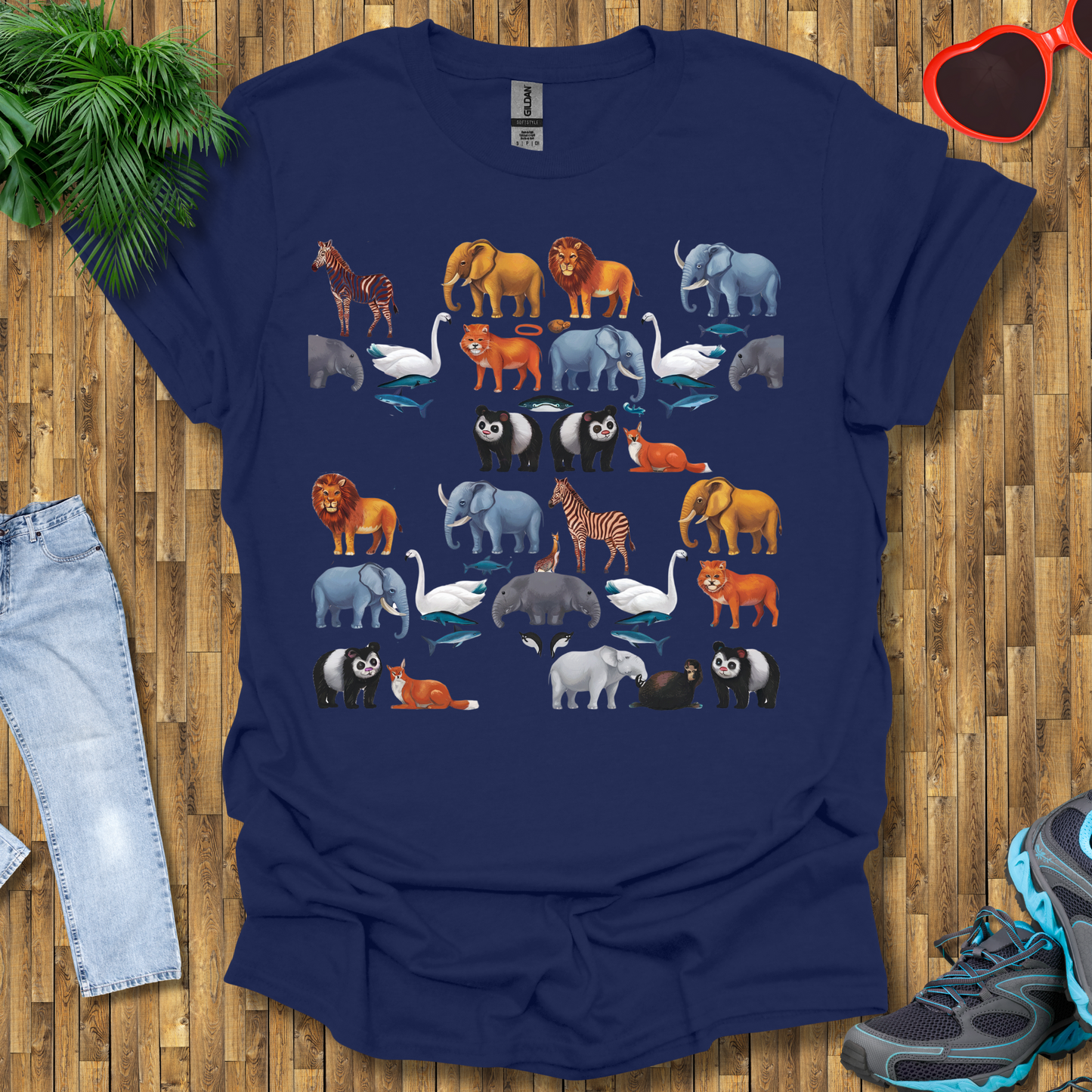Pattern of animals T-Shirt