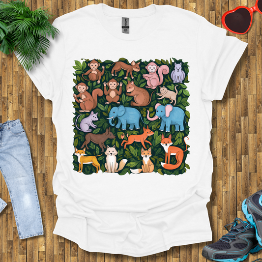 Pattern of animals T-Shirt
