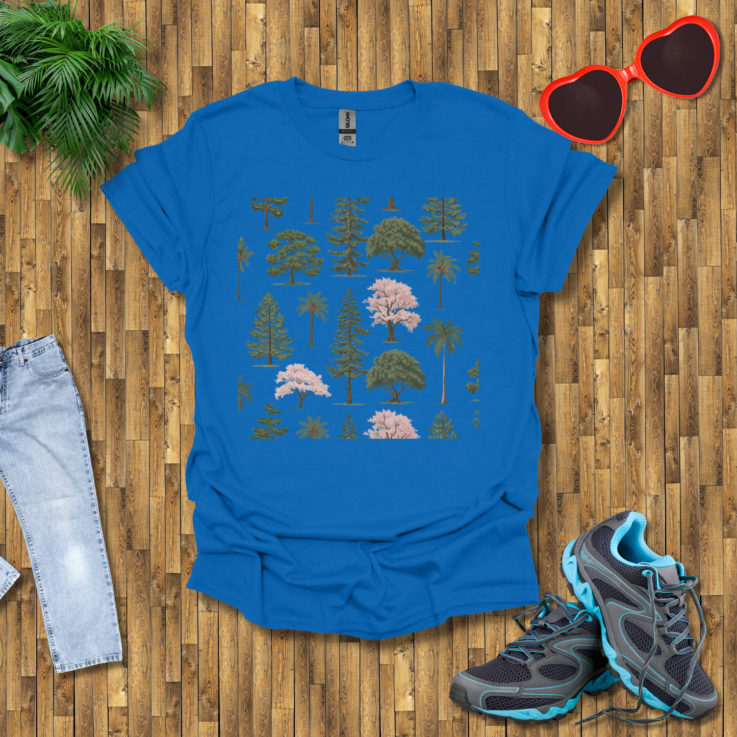 Pattern of trees T-Shirt