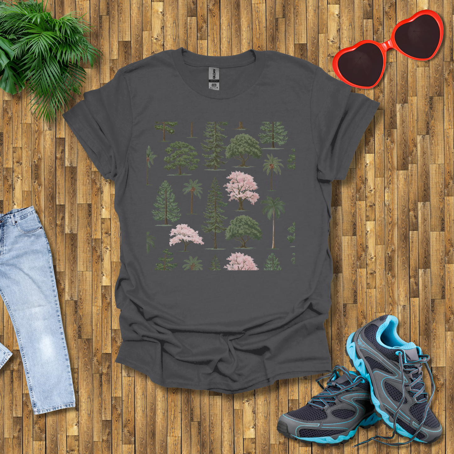 Pattern of trees T-Shirt