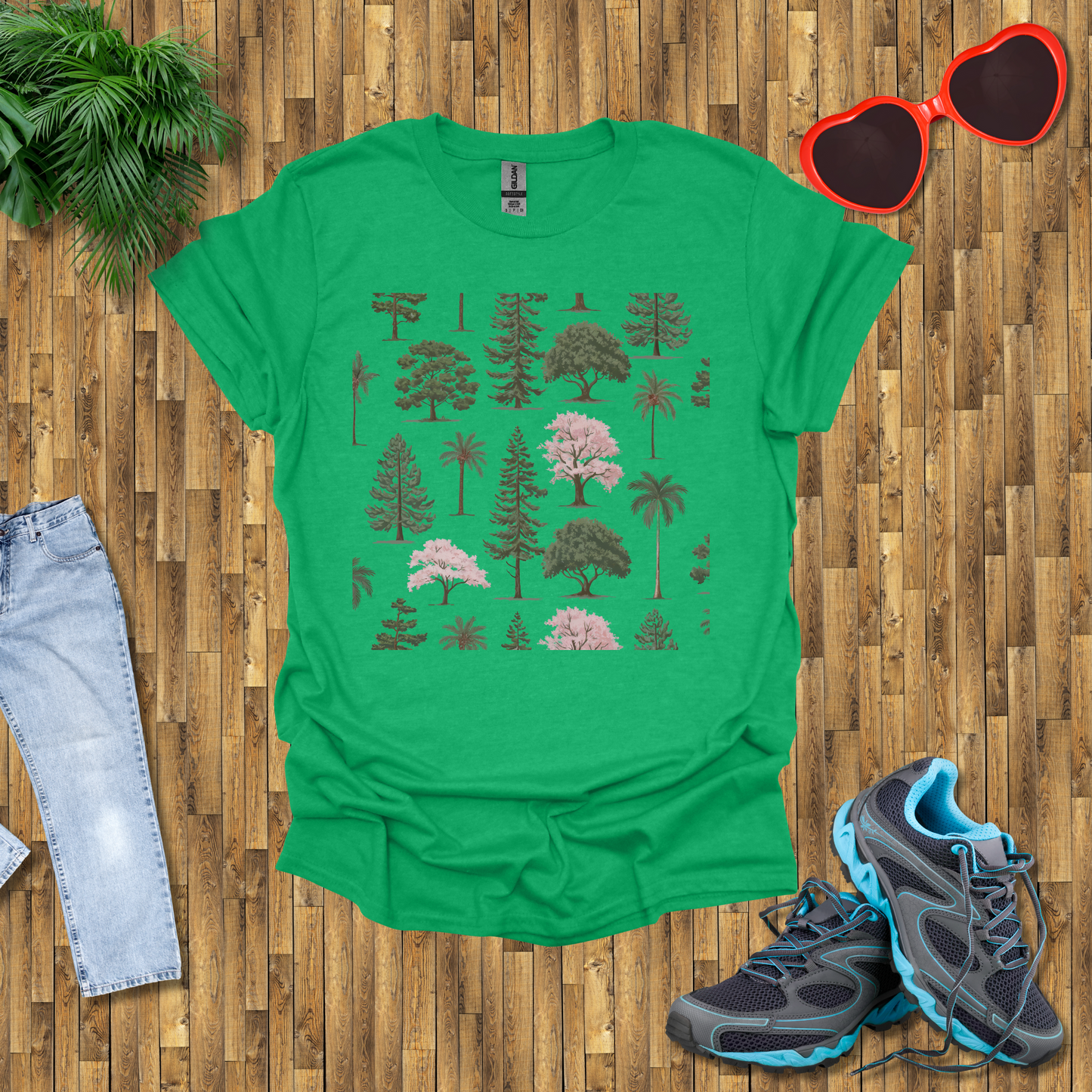 Pattern of trees T-Shirt