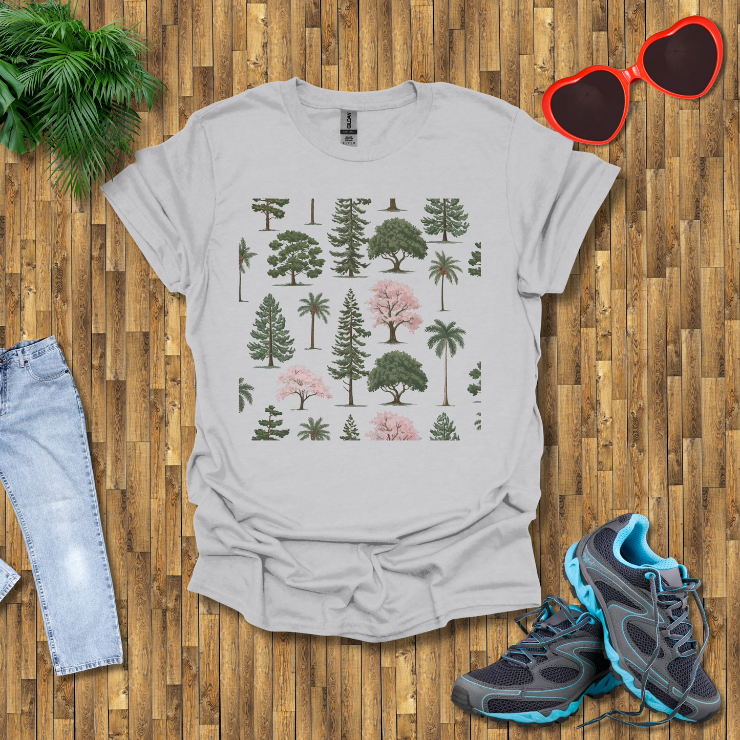 Pattern of trees T-Shirt