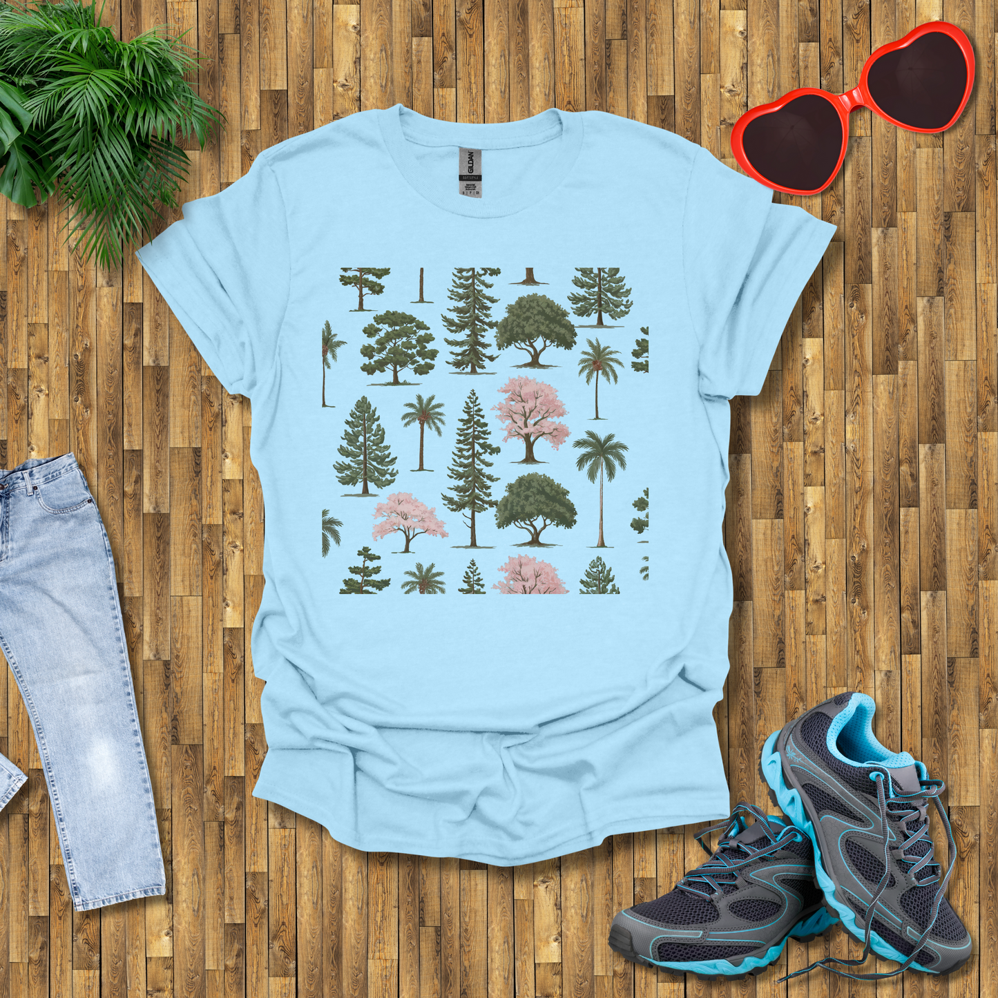 Pattern of trees T-Shirt