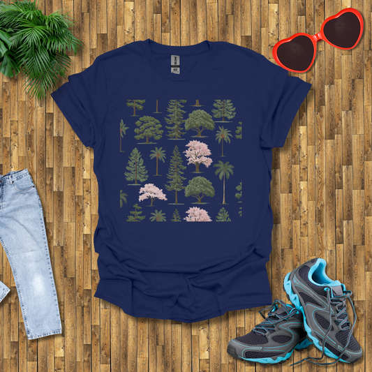 Pattern of trees T-Shirt