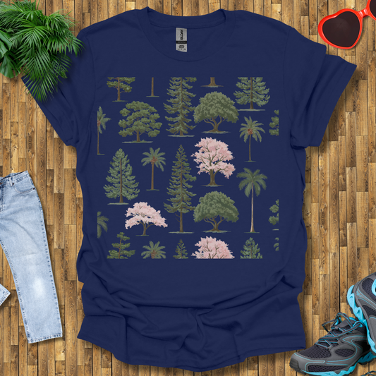 Pattern of trees T-Shirt