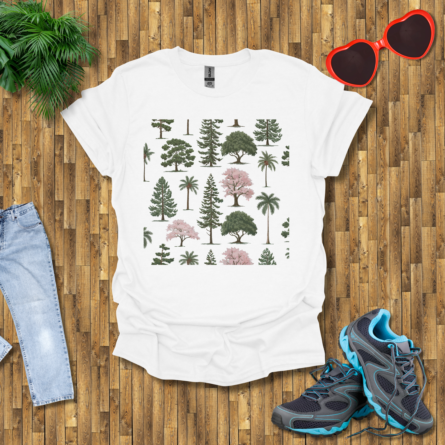 Pattern of trees T-Shirt