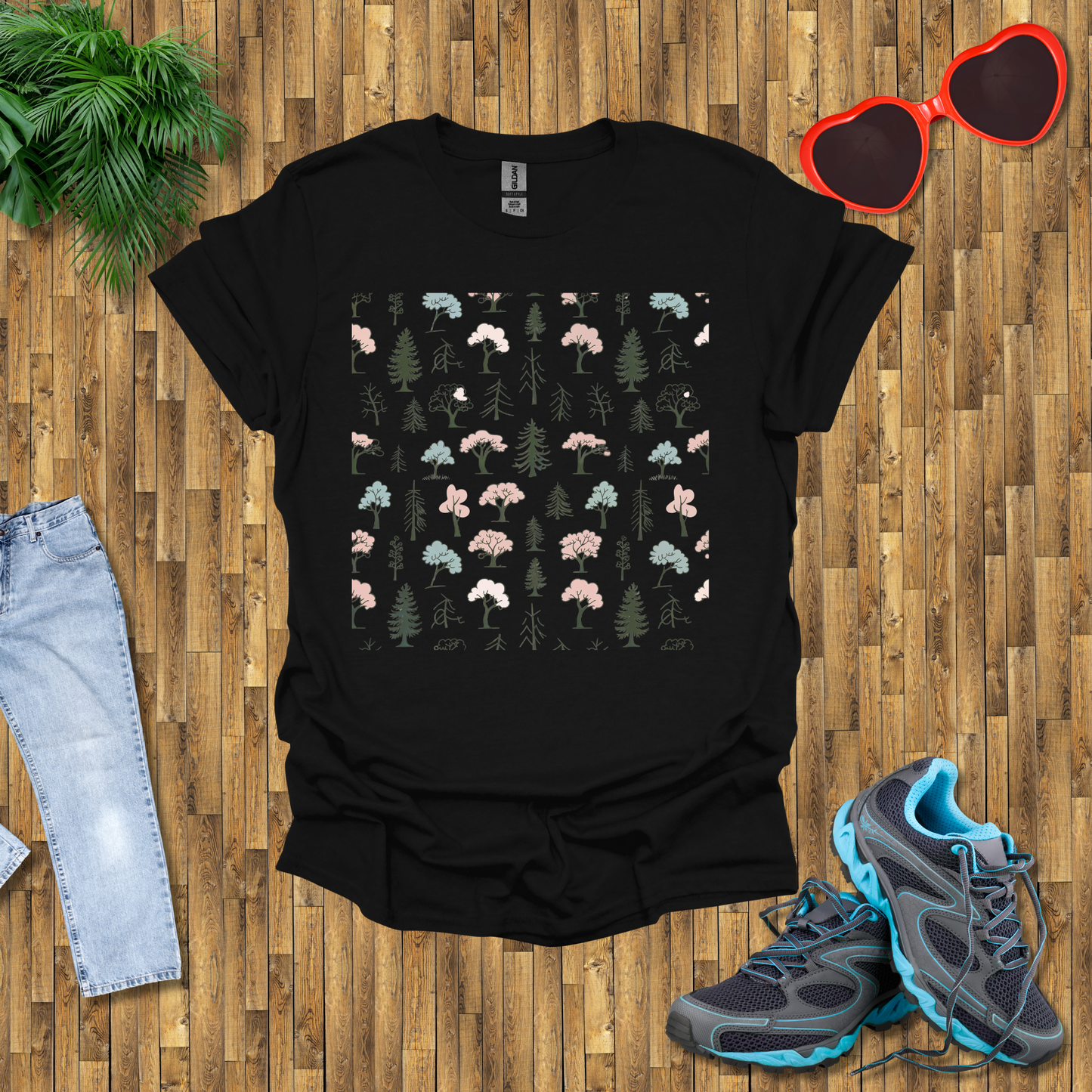 Pattern of trees T-Shirt