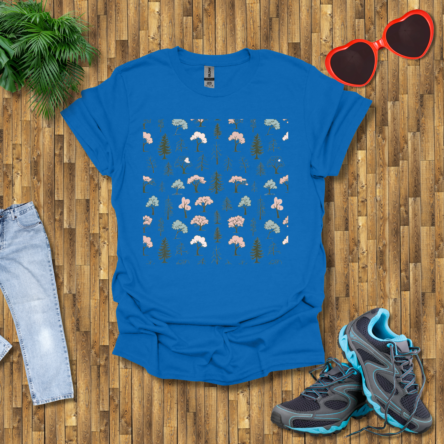 Pattern of trees T-Shirt