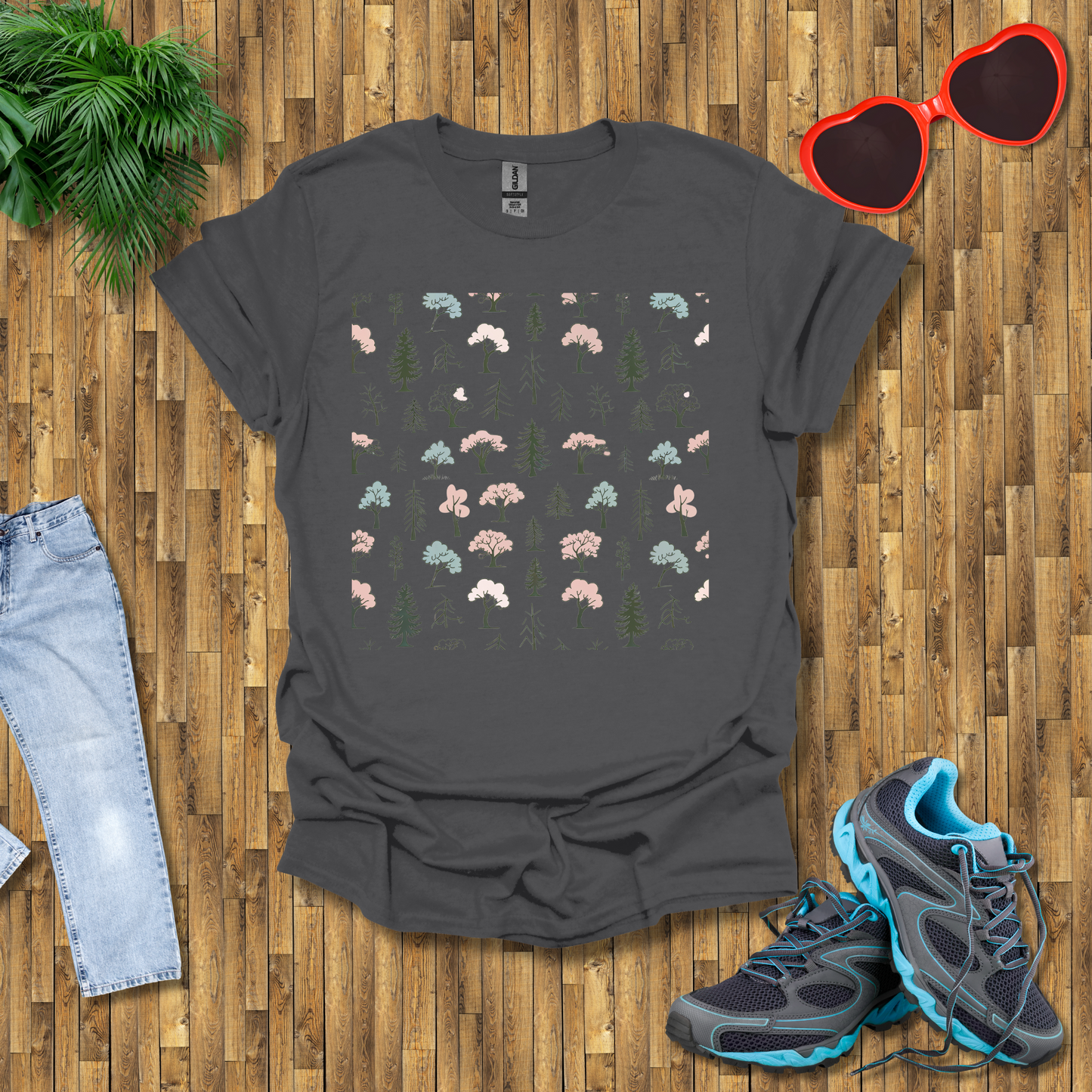 Pattern of trees T-Shirt