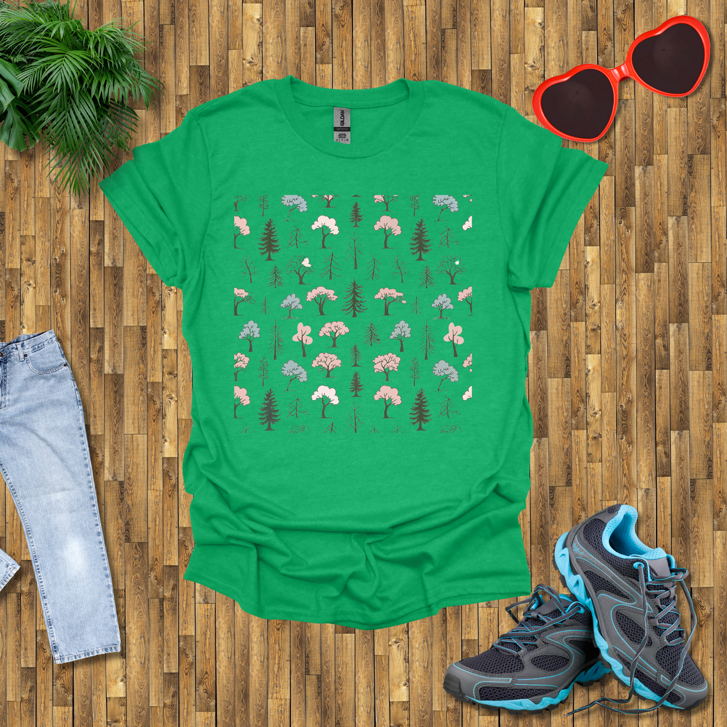 Pattern of trees T-Shirt