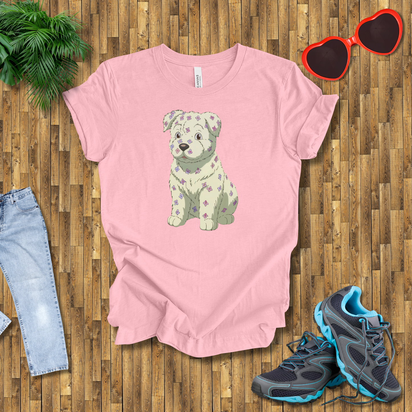 Flower puppy T-Shirt
