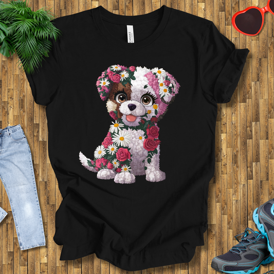 Flower puppy T-Shirt