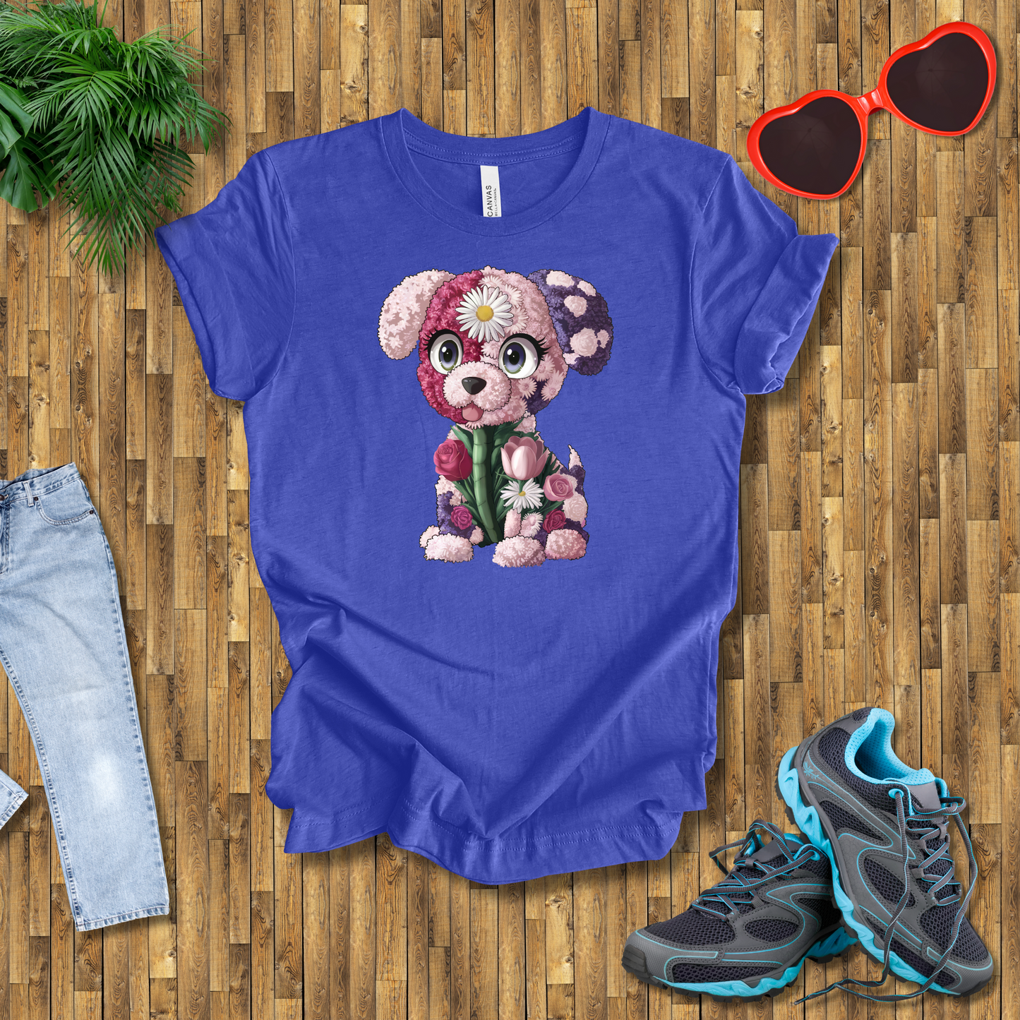 Flower puppy T-Shirt
